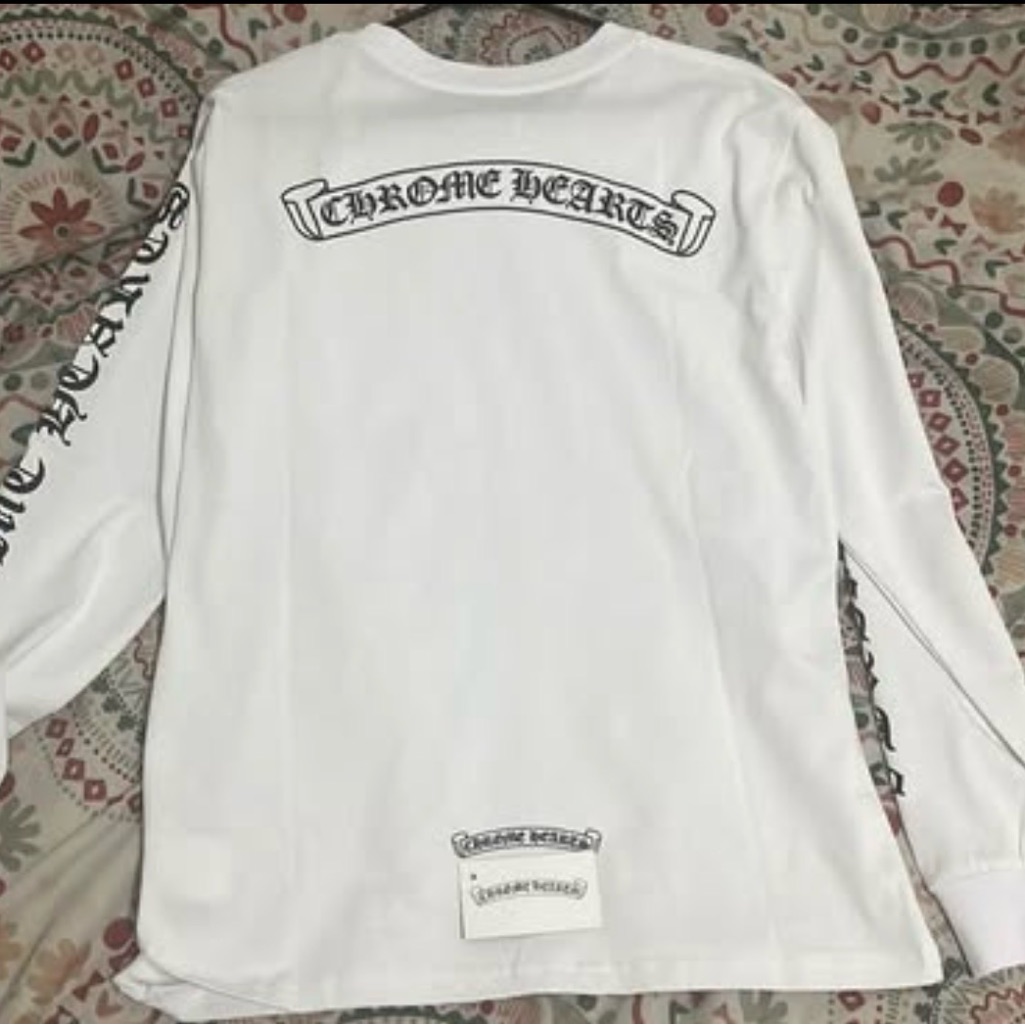 Chrome Hearts White Long Sleeve T-Shirt Brand New With Tags